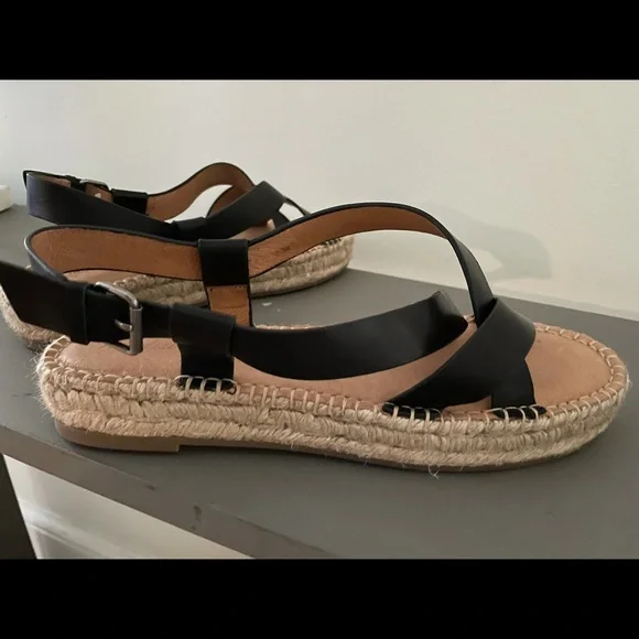 Madewell Black Espadrille Sandals - Picture 4 of 7